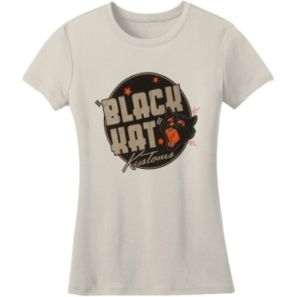 NWT Graphic Tee with Black Kat Kustoms Design